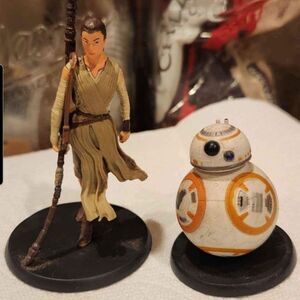 Star Wars Rey BB-8 Mini Figurines Disney Lucasfilms